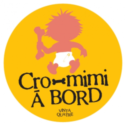 Autocollant Cro-mimi à bord