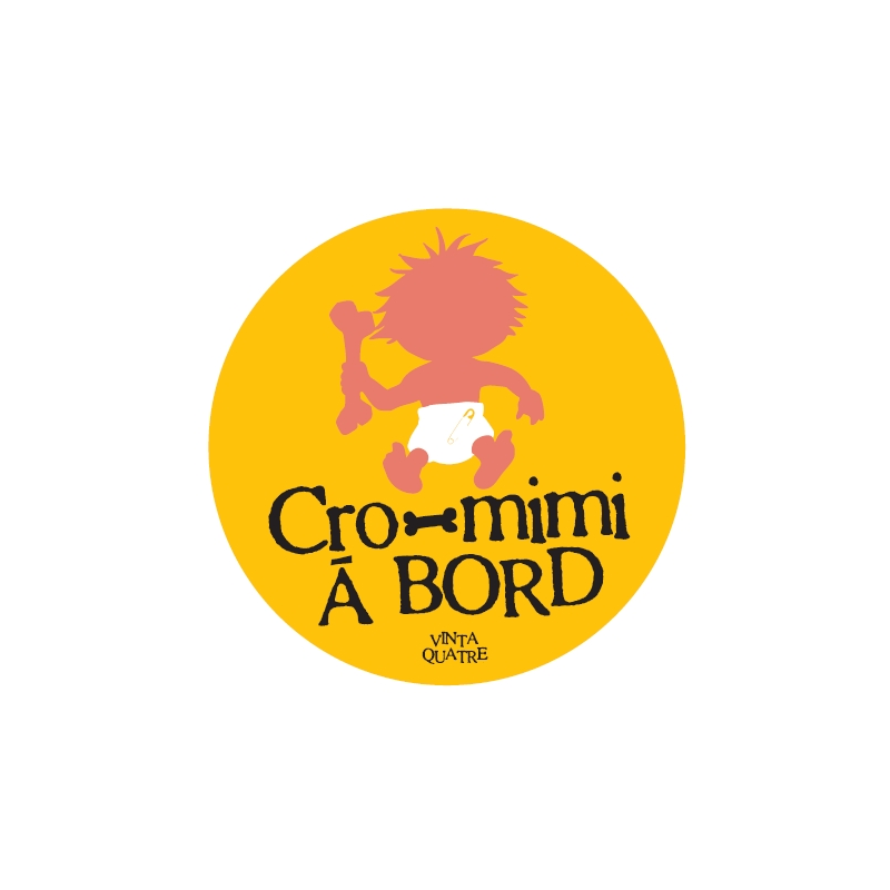 Autocollant Cro-mimi à bord