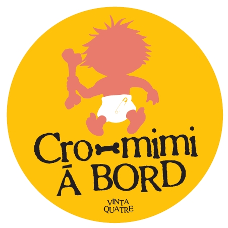 Autocollant Cro-mimi à bord