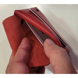 Porte-monnaie origami en cuir