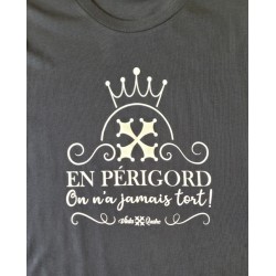 T-shirt homme On n'a jamais tort