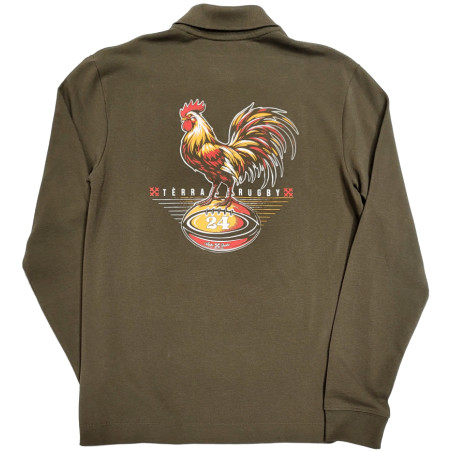 Polo manches longues Coq